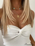 Knit Twisted Stylish Tube Top