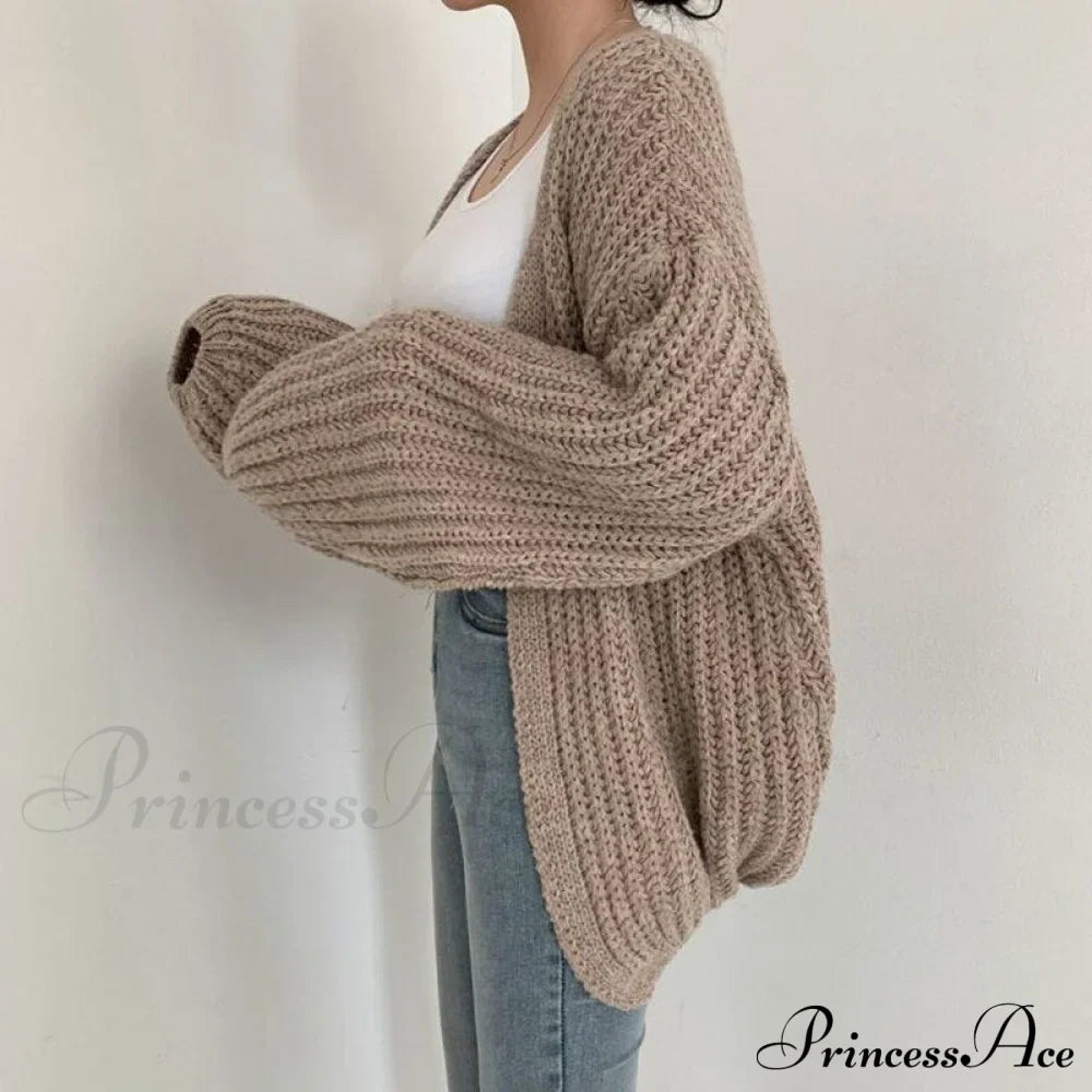 Korean Chic Autumn Lazy Style Cardigan
