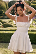 Lace A-Line Stylish Mini Dress