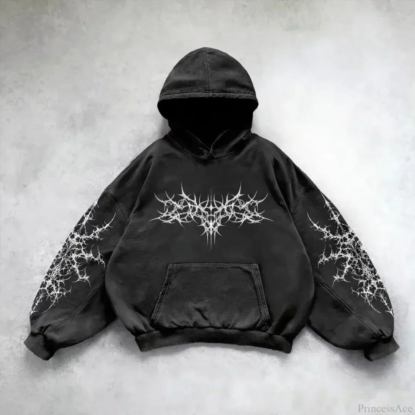 Leaf Camouflage Loose Sweatshirt Hoodie