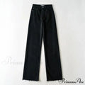 Leg Straight Denim Casual Fashion Women's - Baggy Jeans High Waist Fit
