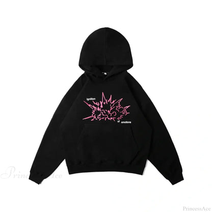 Letter Graphic Oversized Hoodie