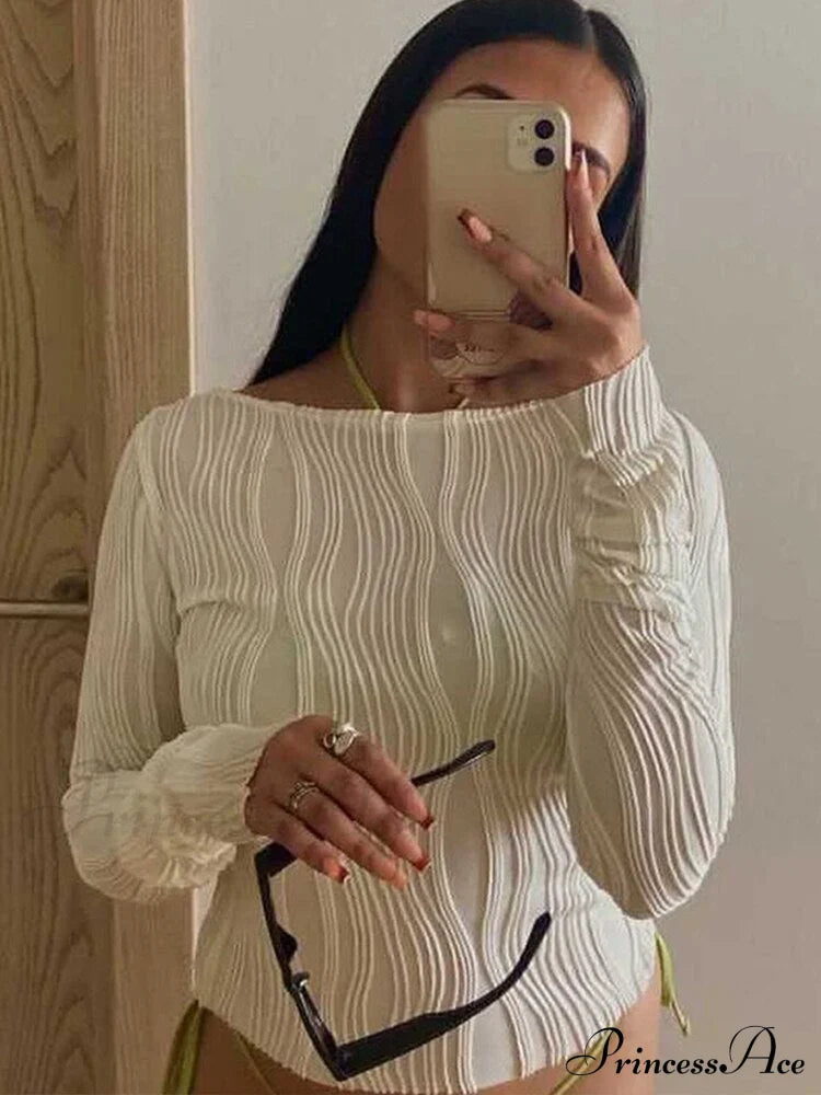 Long Mini Warm-Season Skirt Women's - Top with Co-Ord Set Y2K Gown Arm and Set