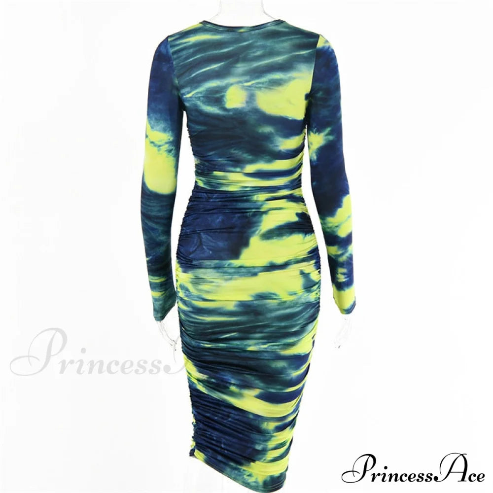 Long Sleeve Sexy Bodycon Winter Dress