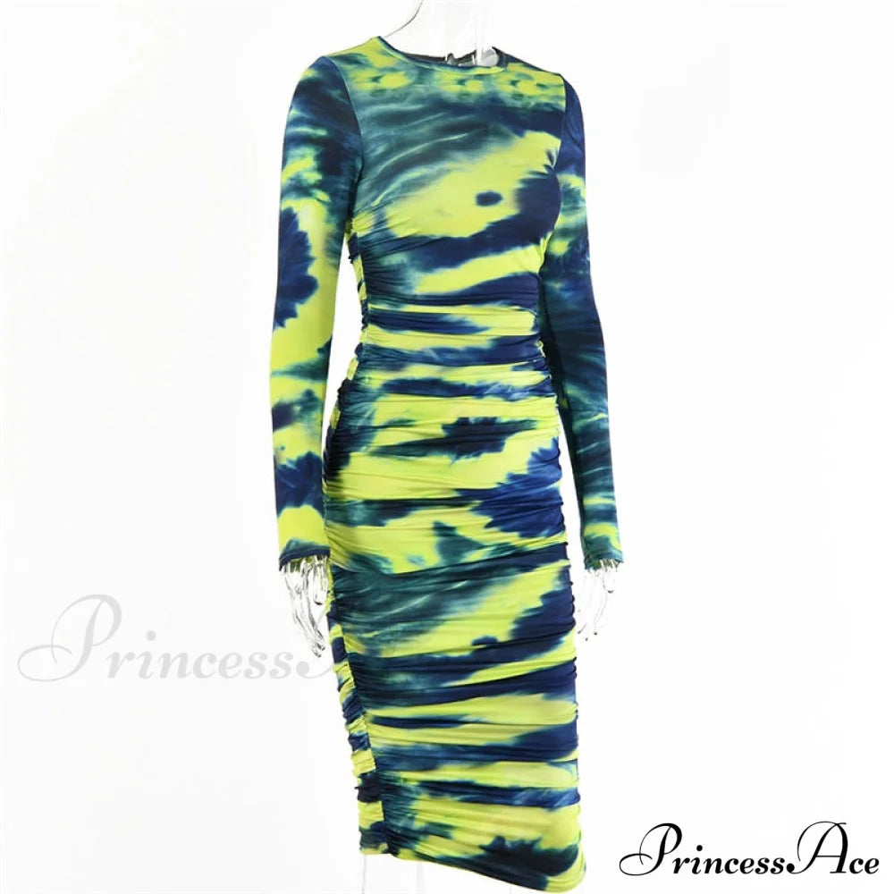 Long Sleeve Sexy Bodycon Winter Dress