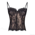 Mesh Lace Slimming Retro Sling Elegant Three Piece Set