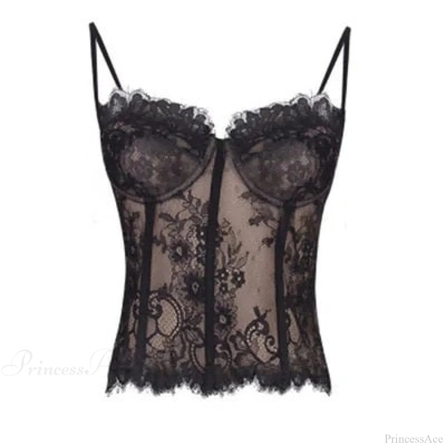 Mesh Lace Slimming Retro Sling Elegant Three Piece Set