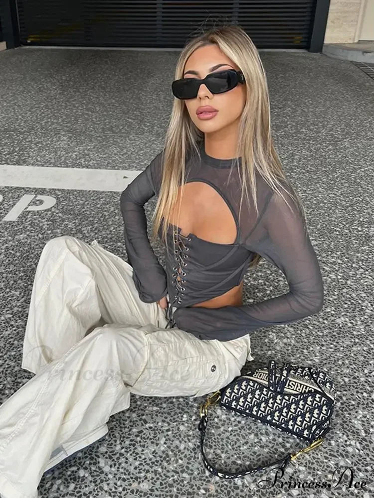 MINAS Elegant CROP TOP