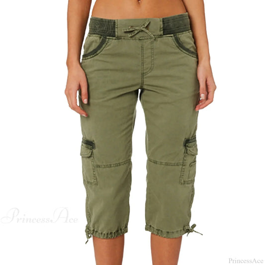 Overalls Thin Loose Cargo Shorts Pantalones