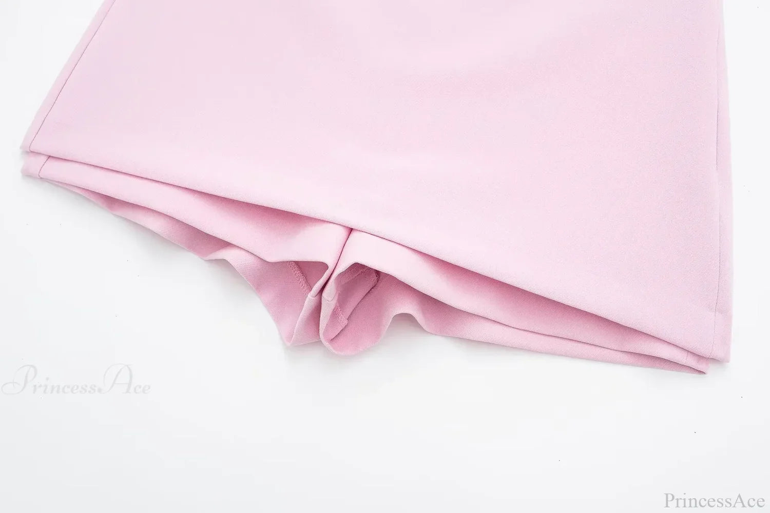 Pink Halter Sleeveless Charming Top And Skort Set
