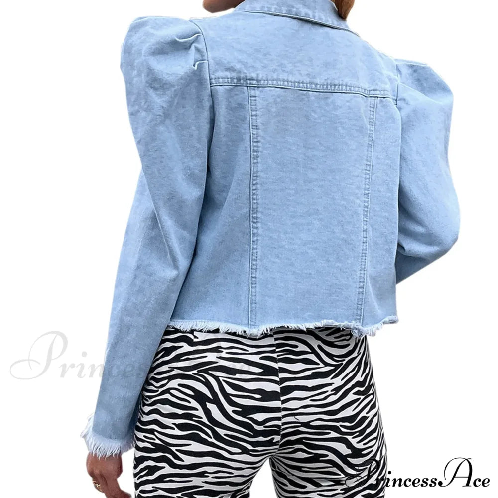 Plus Size High Street Style Chic Stylish Elegant Fashionable Versatile Denim With Trendy Turn Down Collar Winter Jacket