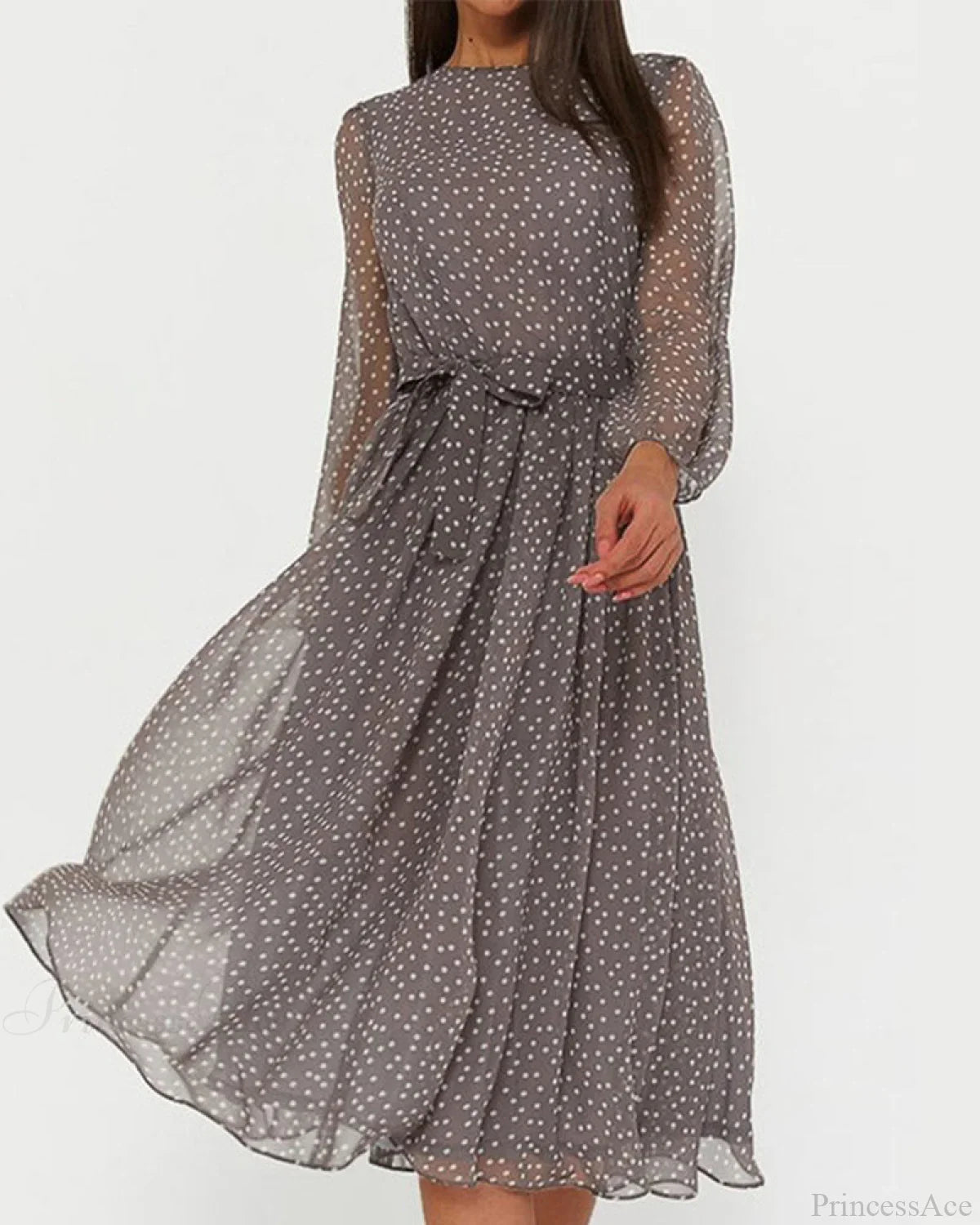 Polka Dot Print Dress