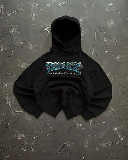 Punk Style Vintage Loose Sweatshirt