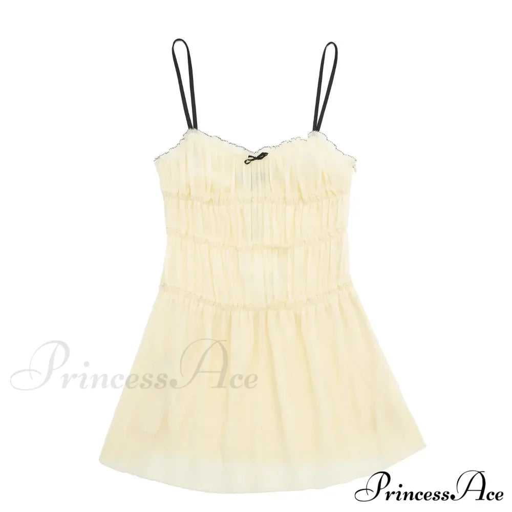 Ruched Cami Stylish Mini Dress