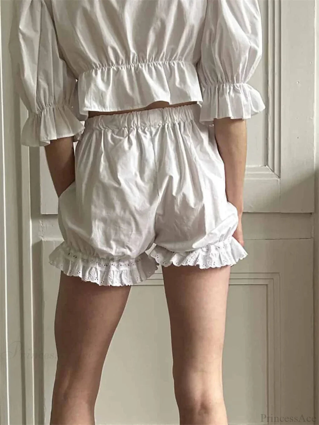 Ruffled Bubble Lounge Short