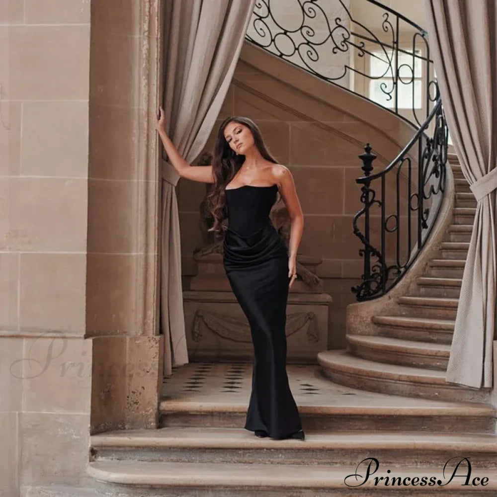 Satin Corset Stylish Maxi Dress