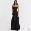 Sexy Bandage Lace Up Sleeveless Party Robe Maxi Dress