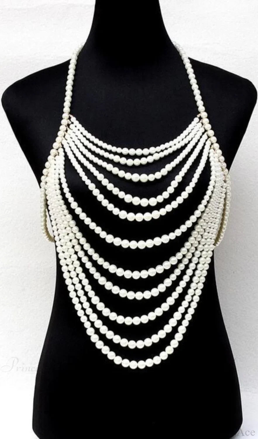 SHAWL WHITE PEARL TOP
