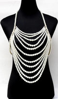 SHAWL WHITE PEARL TOP