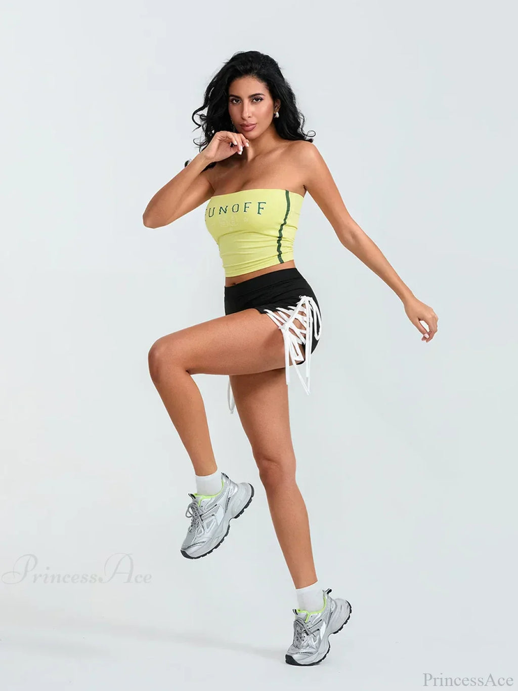 Side Cross Tie-Up Sport Short