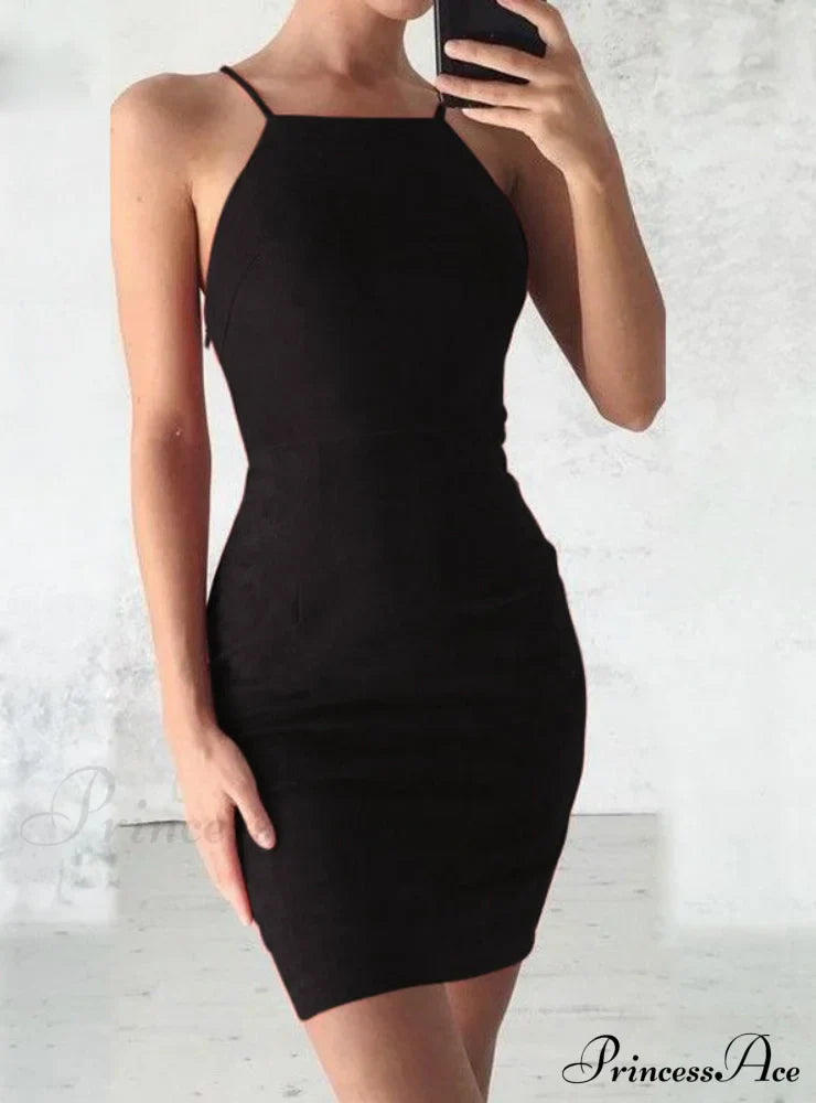 Slim Bodycon Club Wear Dress - Sleeveless