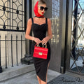 Spaghetti Strap Bodycon Bandage Dress