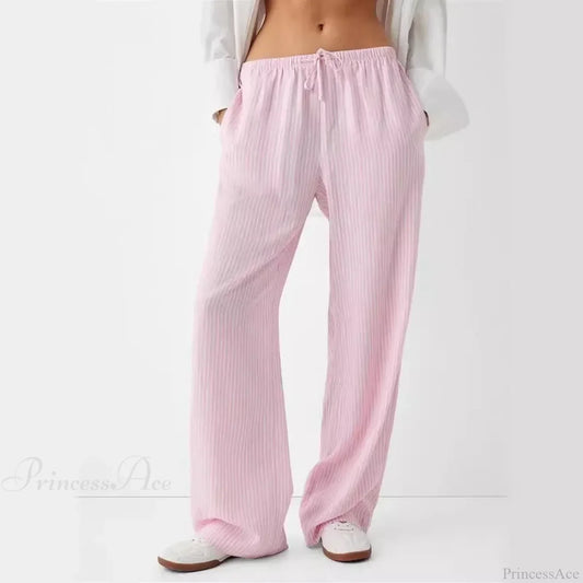 Striped Casual School Season Daily Wear Pant