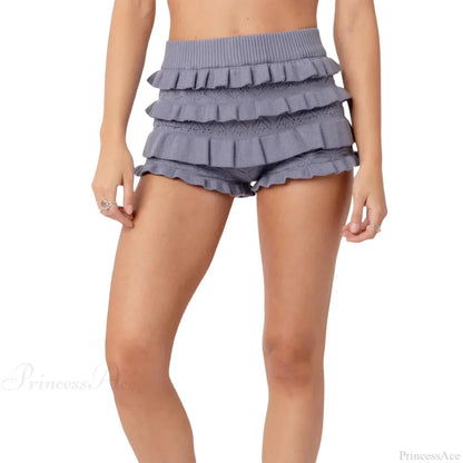 Sweet Knit Layered Casual Short
