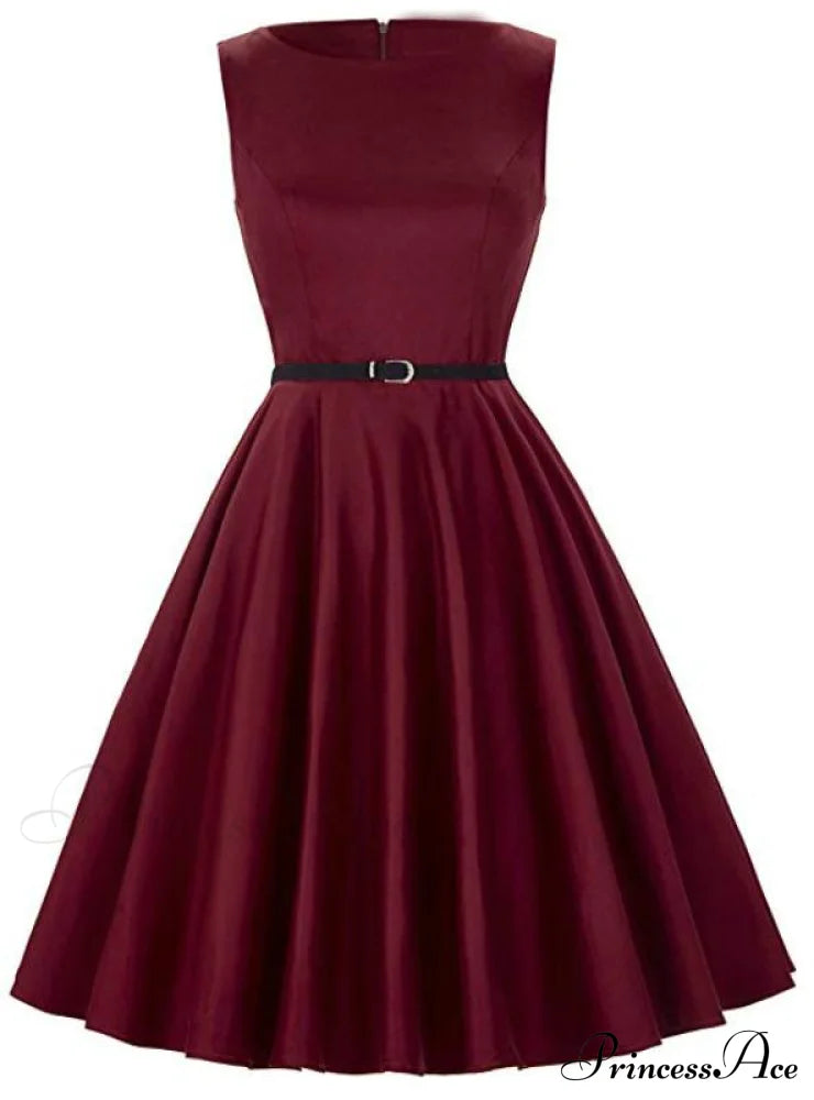 Simple Sleeveless A-Line Mini Dress