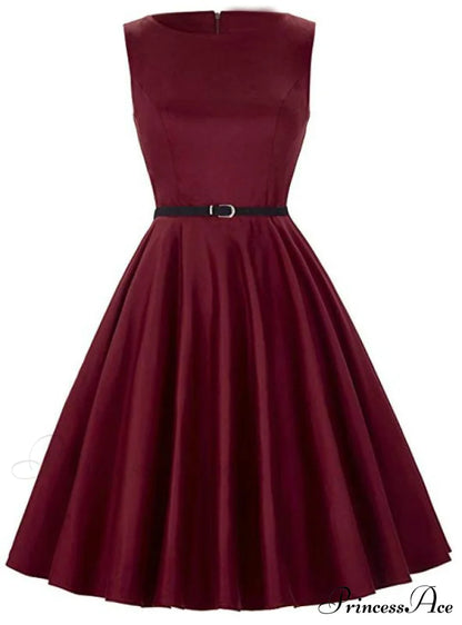 Simple Sleeveless A-Line Mini Dress