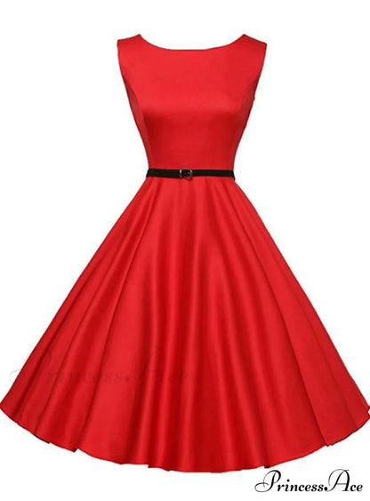 Simple Sleeveless A-Line Mini Dress