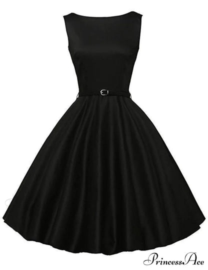 Simple Sleeveless A-Line Mini Dress