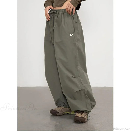 Vintage Y2K Harajuku Parachute Pants