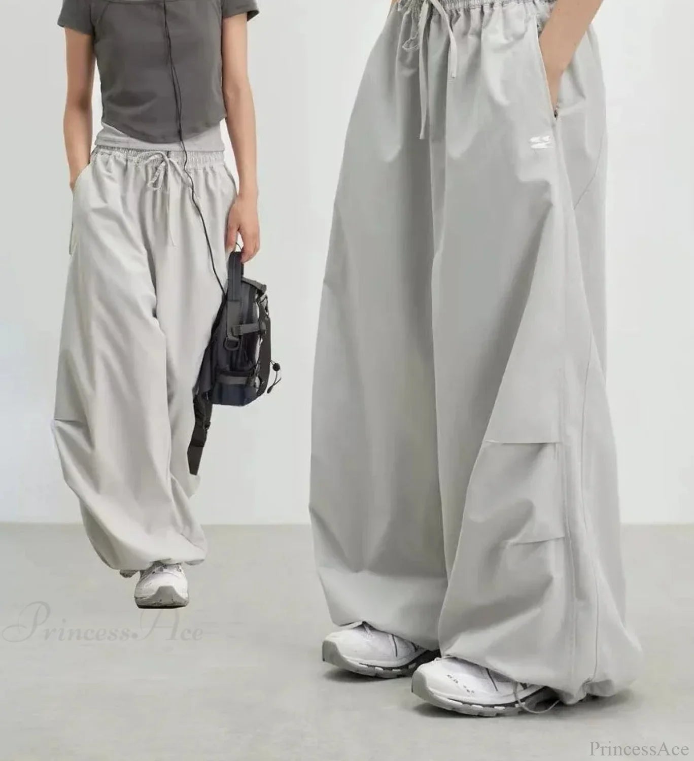 Vintage Y2K Harajuku Parachute Pants