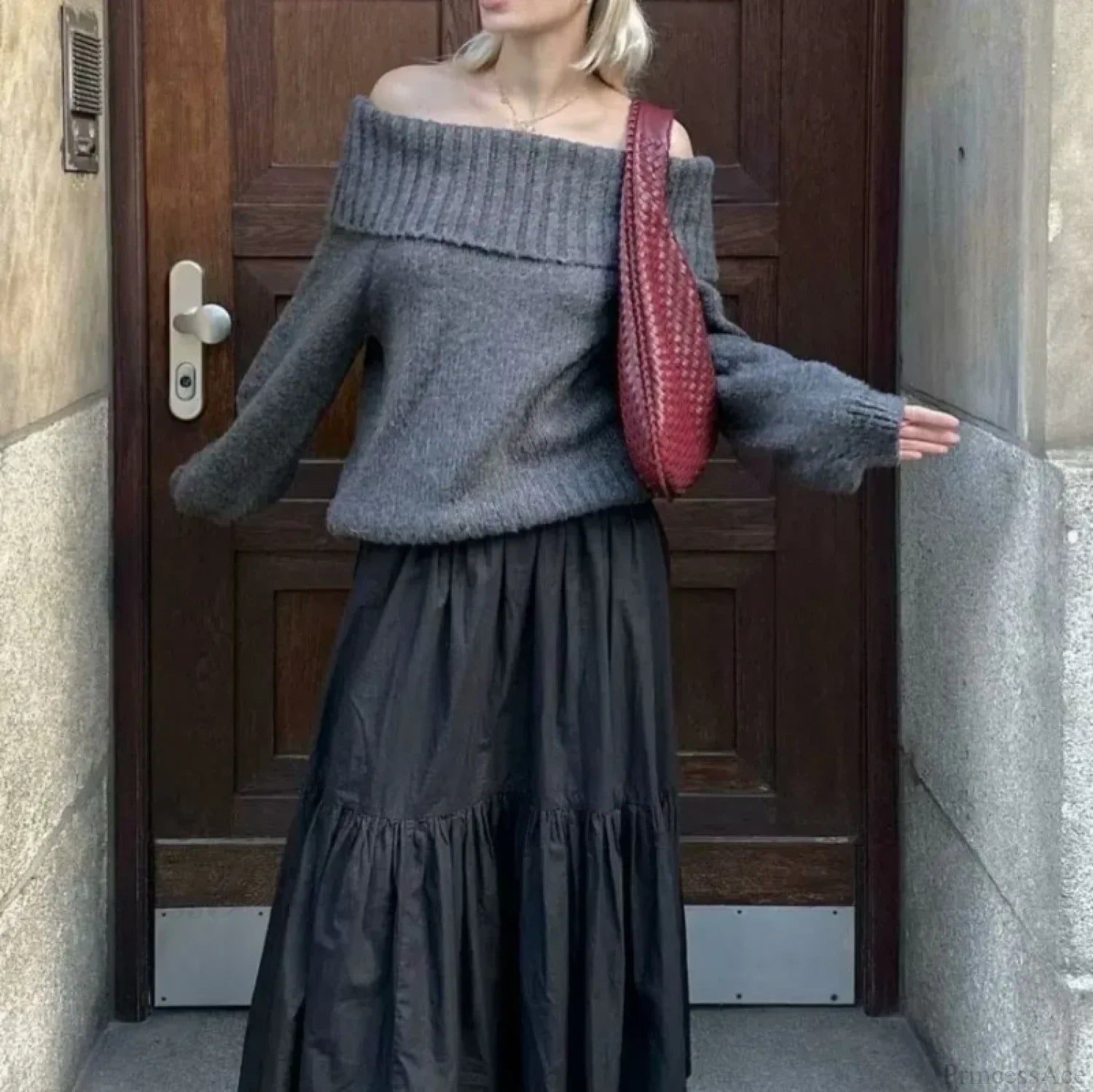 Winter Lapel Short Sweater