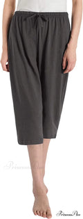 Women's Cotton Capri Pants Sleep Capris