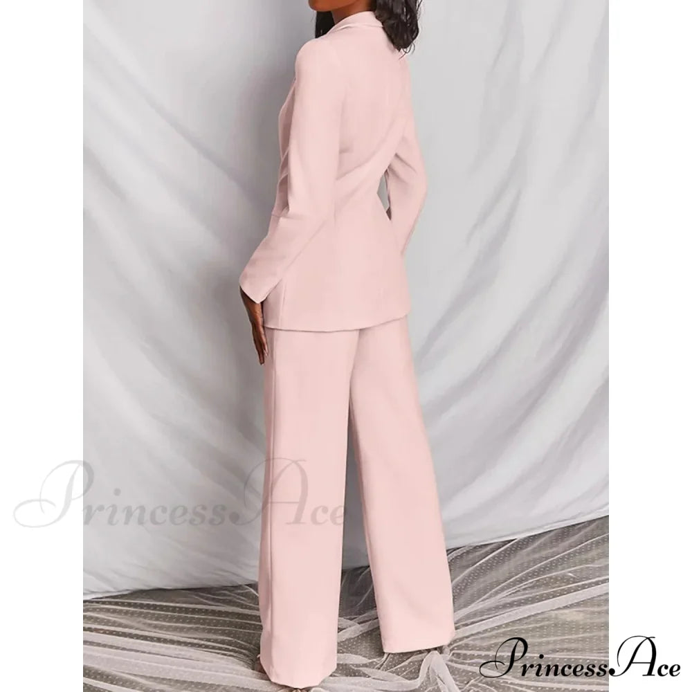 Women's Regular Pocket Coat Formal Fashion Suit